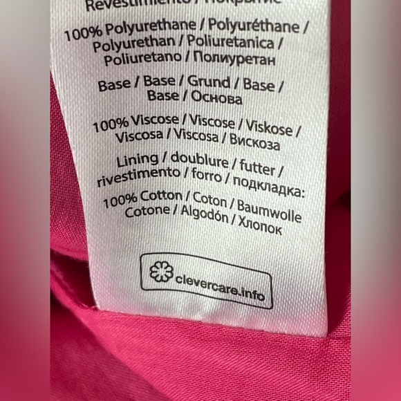 Rotate Herlina Mini Dress Size 8‎ Fuchsia Faux Leather Square Neck NWT - Picture 16 of 16